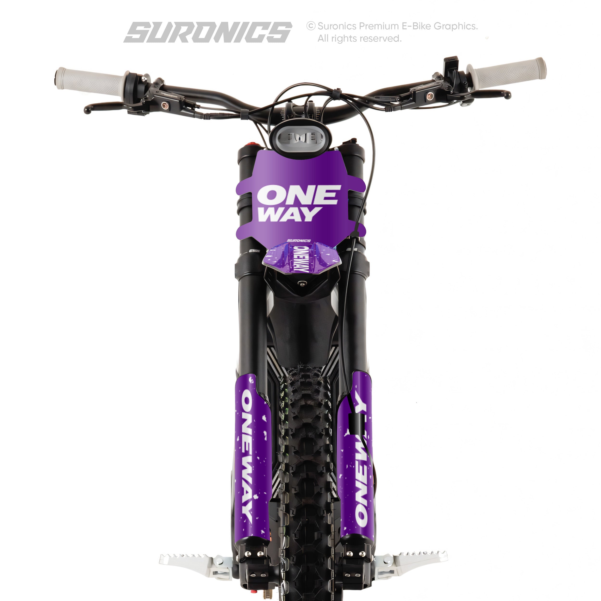ONEWAY PURPLE WHITE Talaria Sting MX3 MX4 Graphics kit