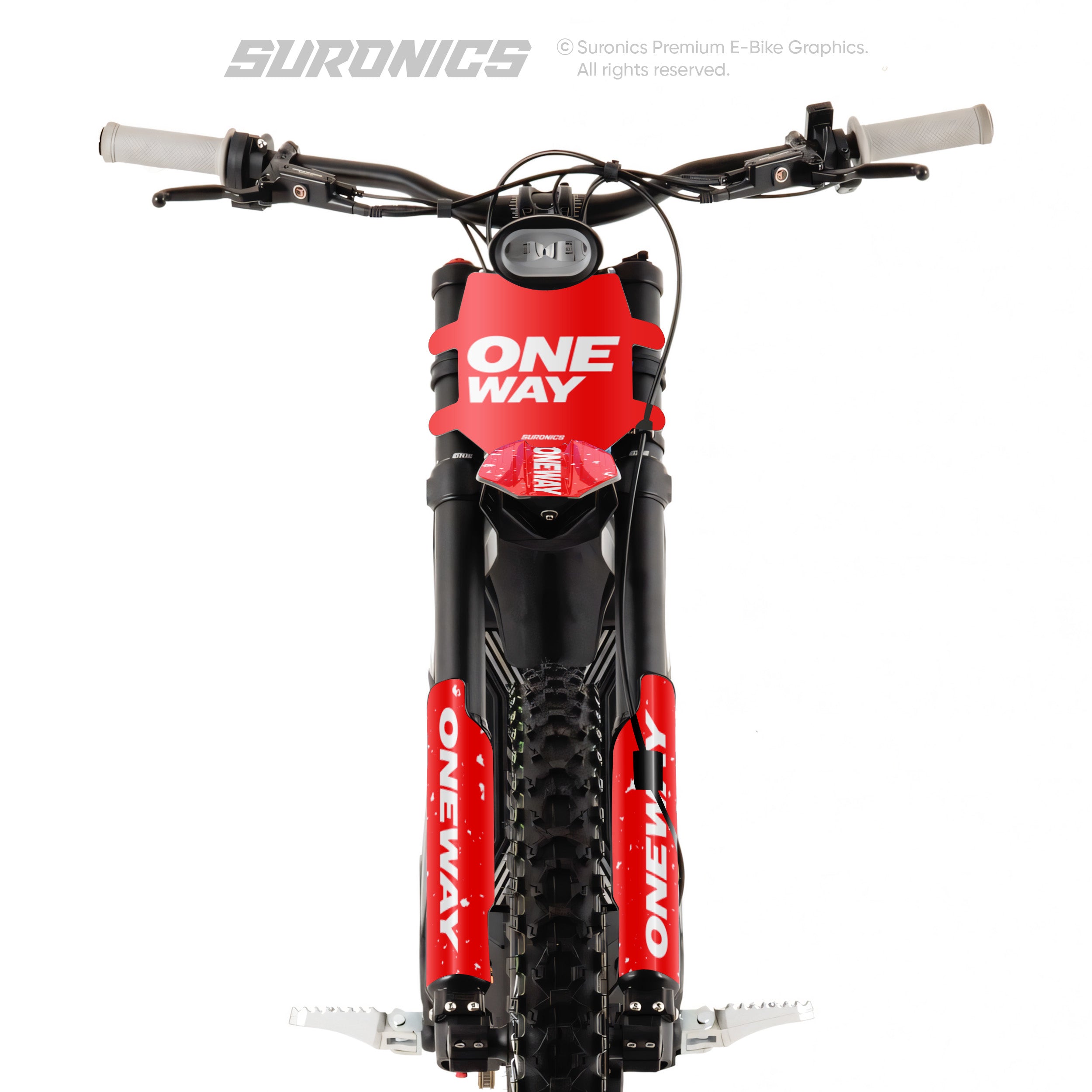 ONEWAY RED WHITE Talaria Sting MX3 MX4 Graphics kit