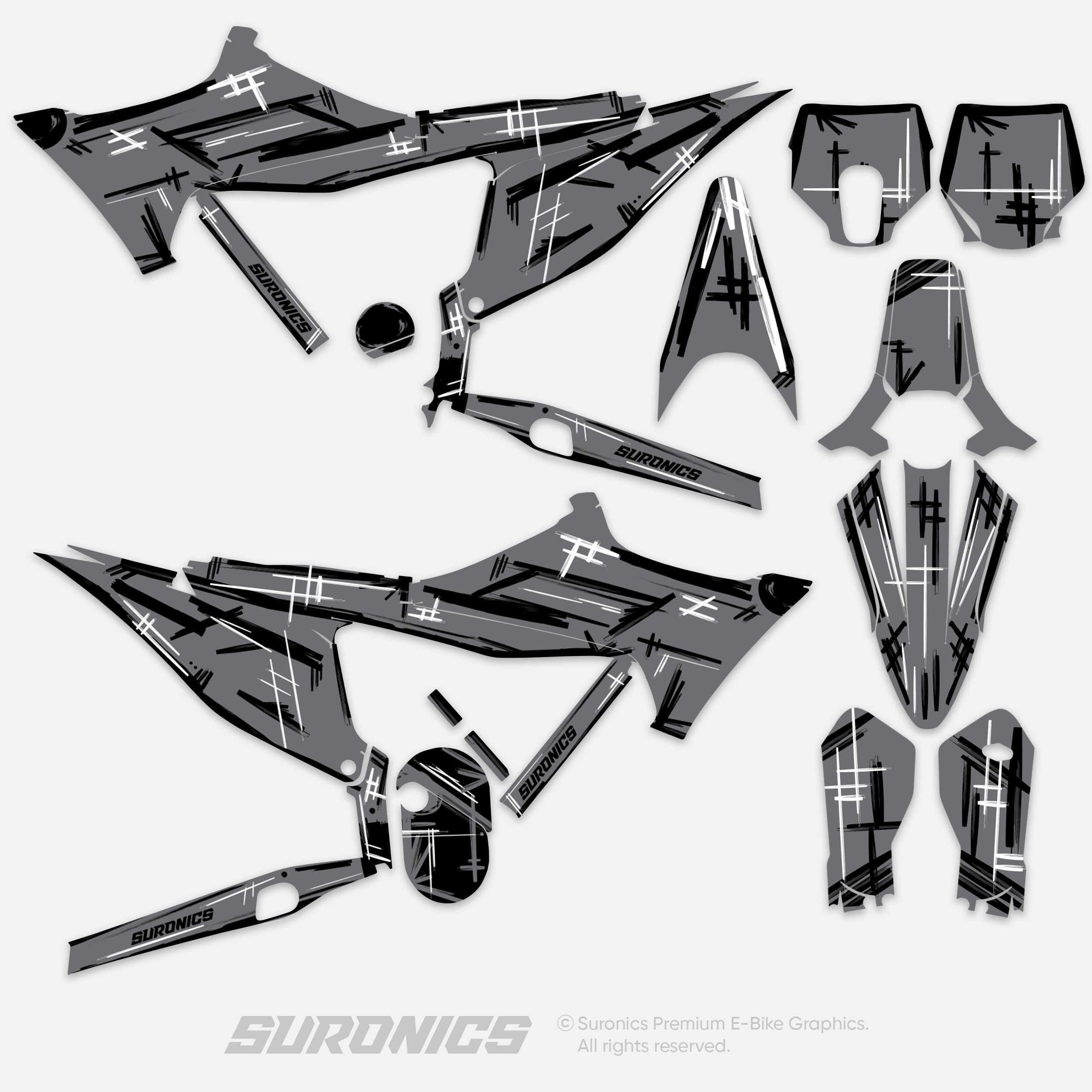 MARKER GREY Stark Varg Graphics kit