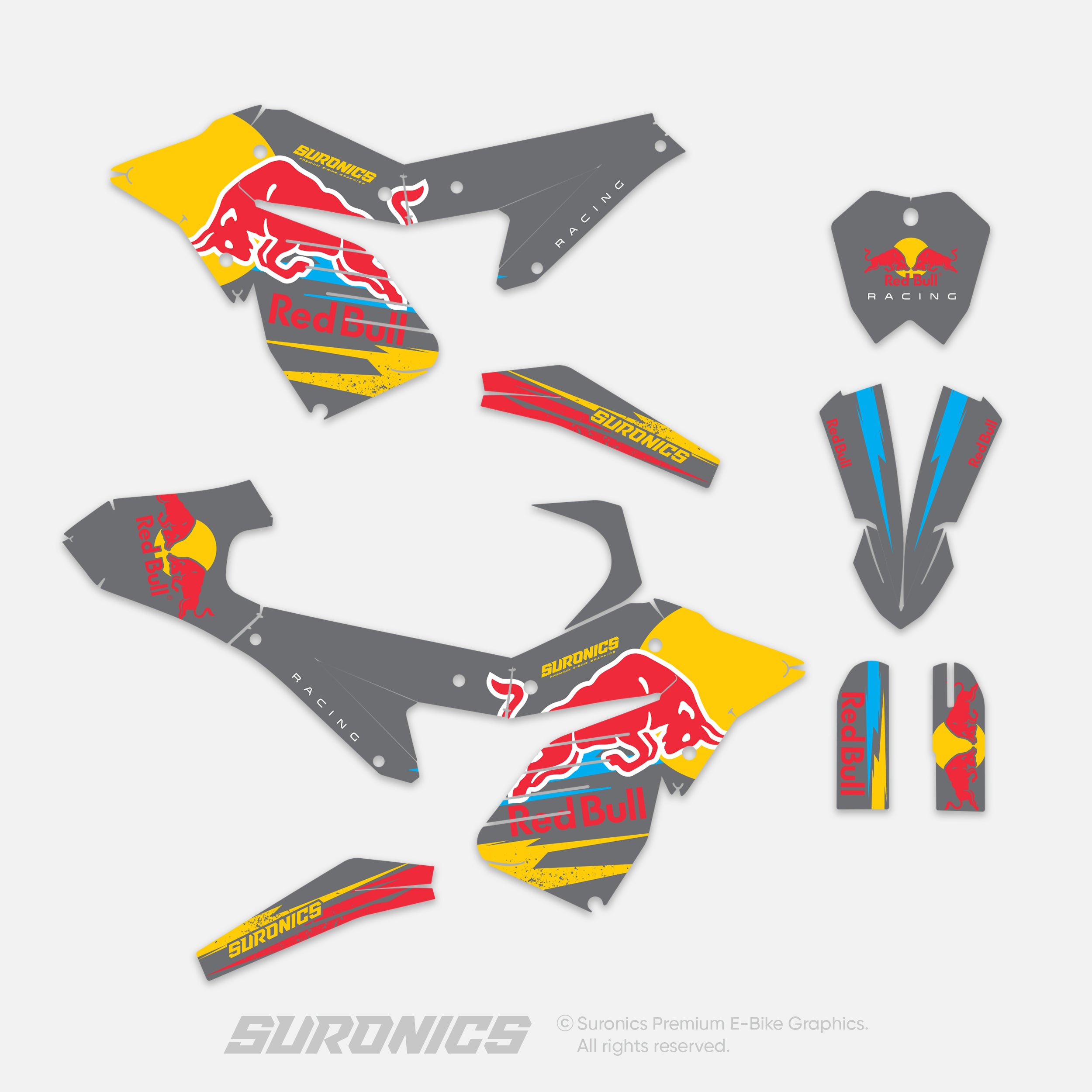 ORIGINAL BULL GREY ETM RTR Graphics kit