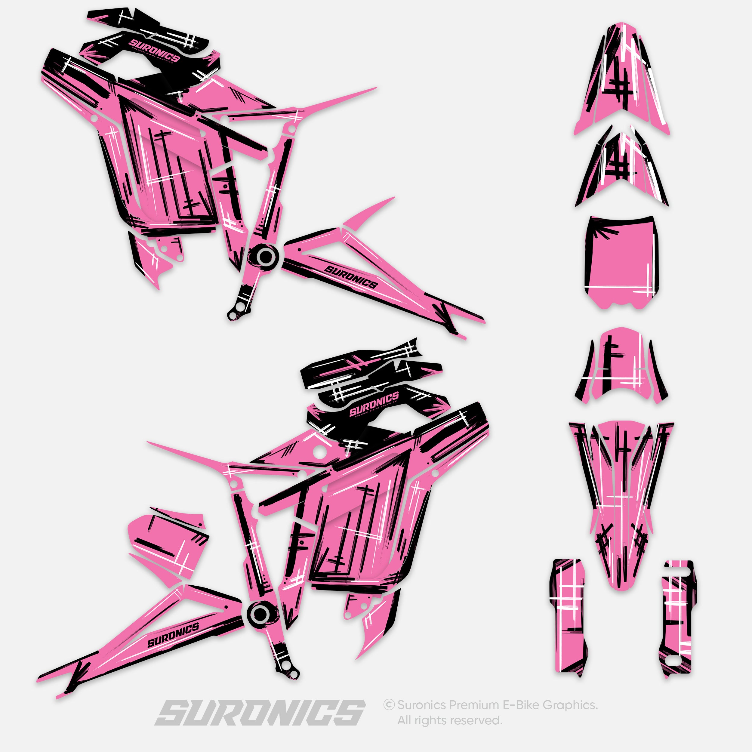 MARKER PINK Talaria Sting MX5 PRO Graphics kit