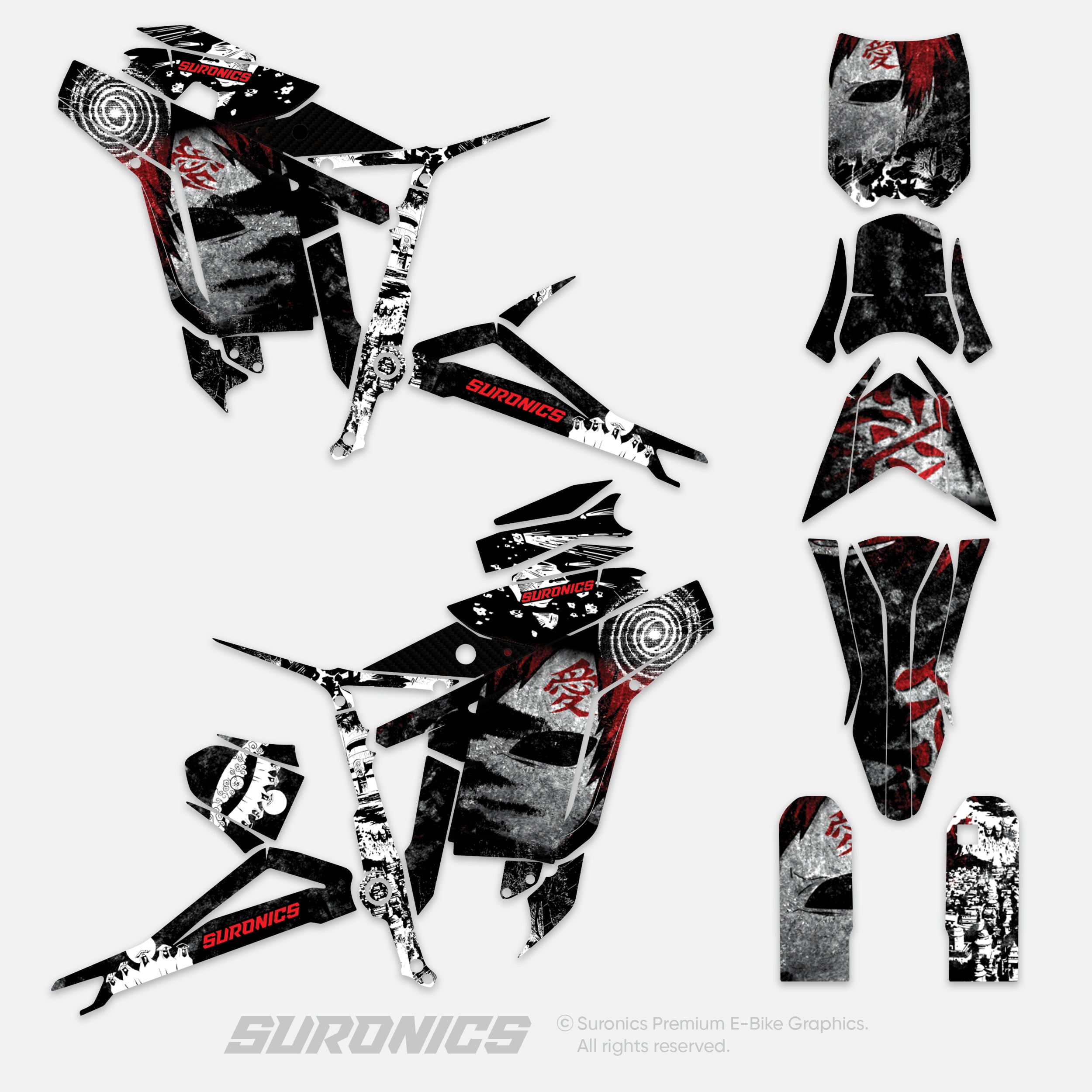 CUSTOM: GAARA NARUTO Talaria Sting MX3 R Graphics kit