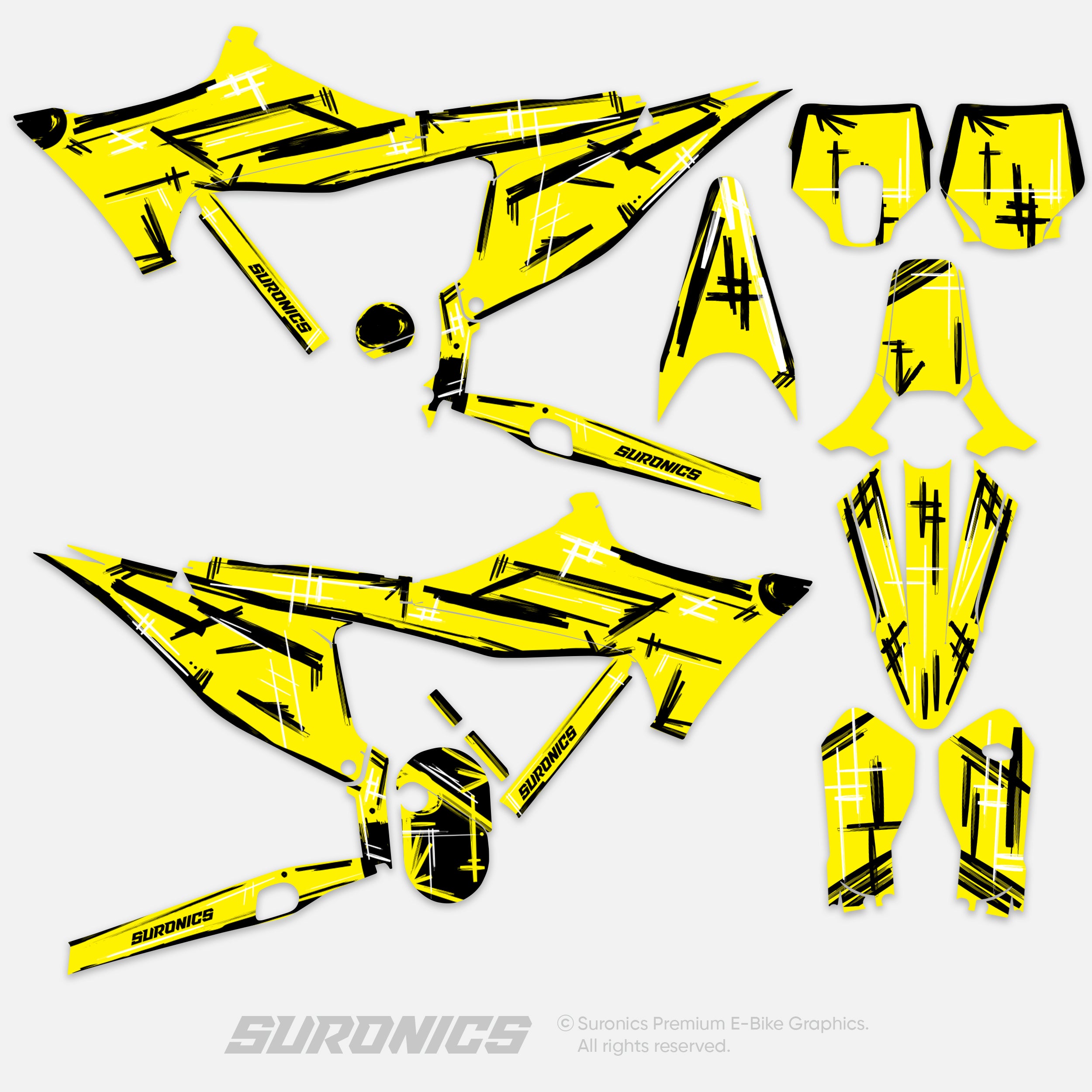 MARKER YELLOW Stark Varg Graphics kit