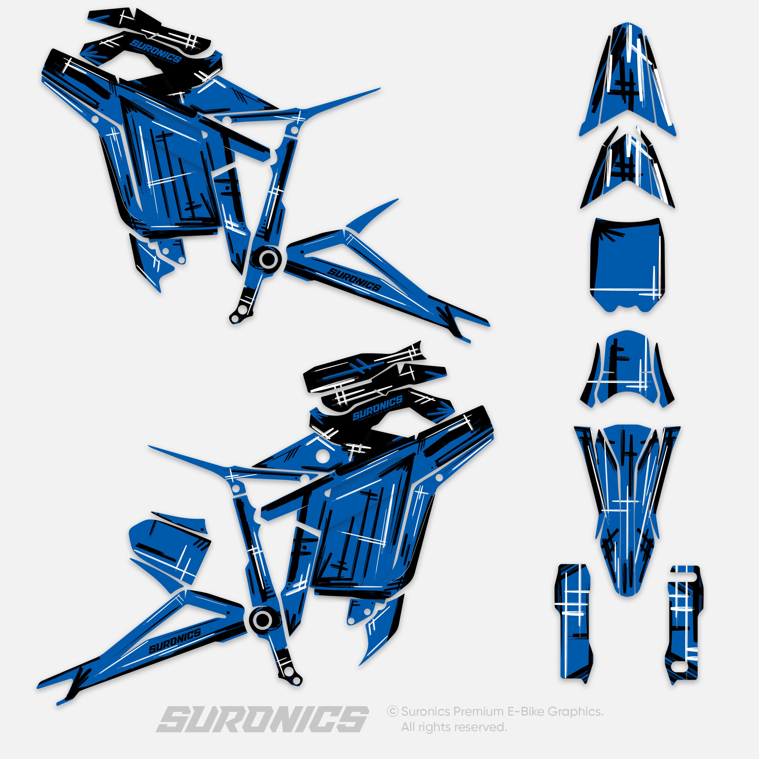 MARKER BLUE Talaria Sting MX5 PRO Graphics kit