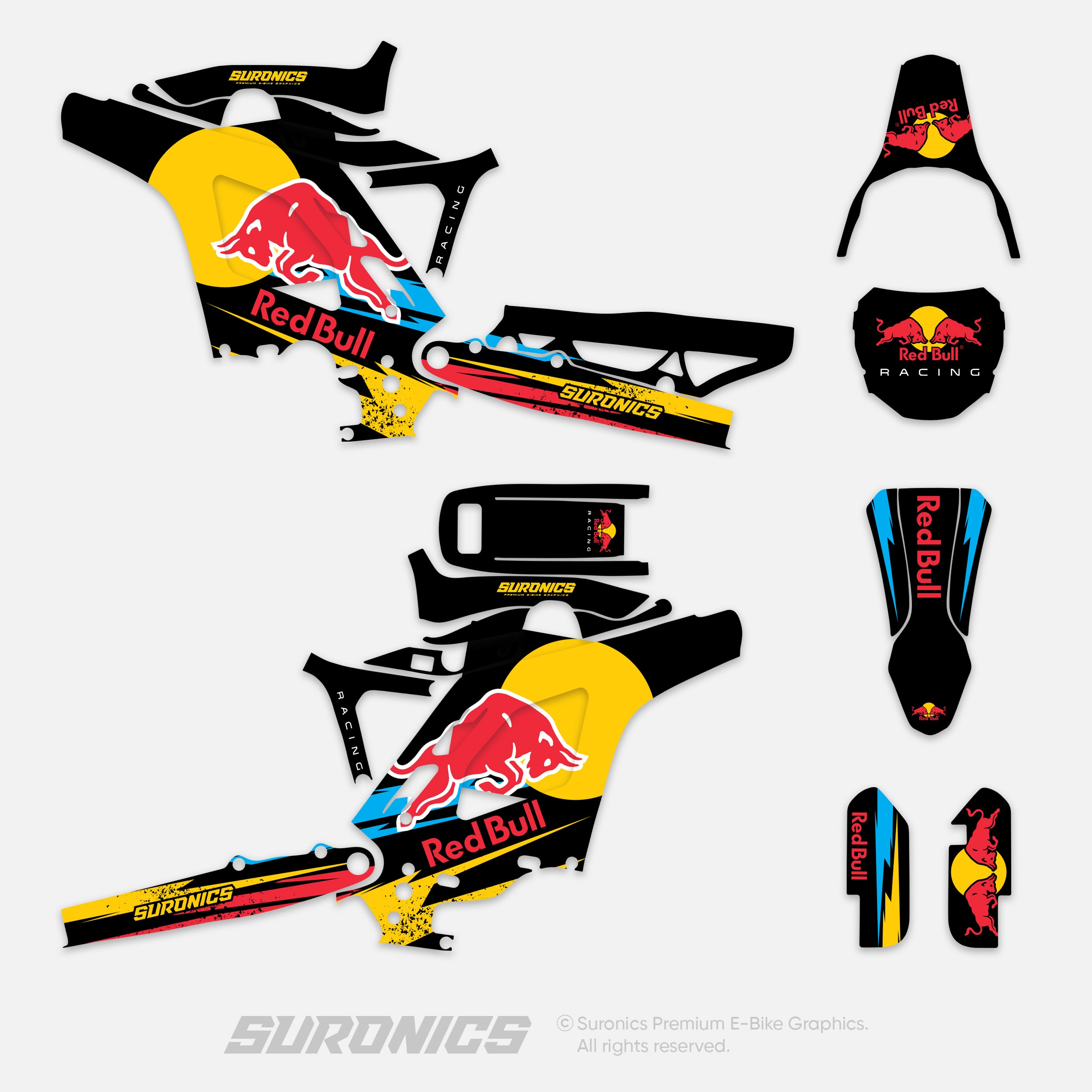 ORIGINAL BULL BLACK Eride Pro Mini R Graphics kit
