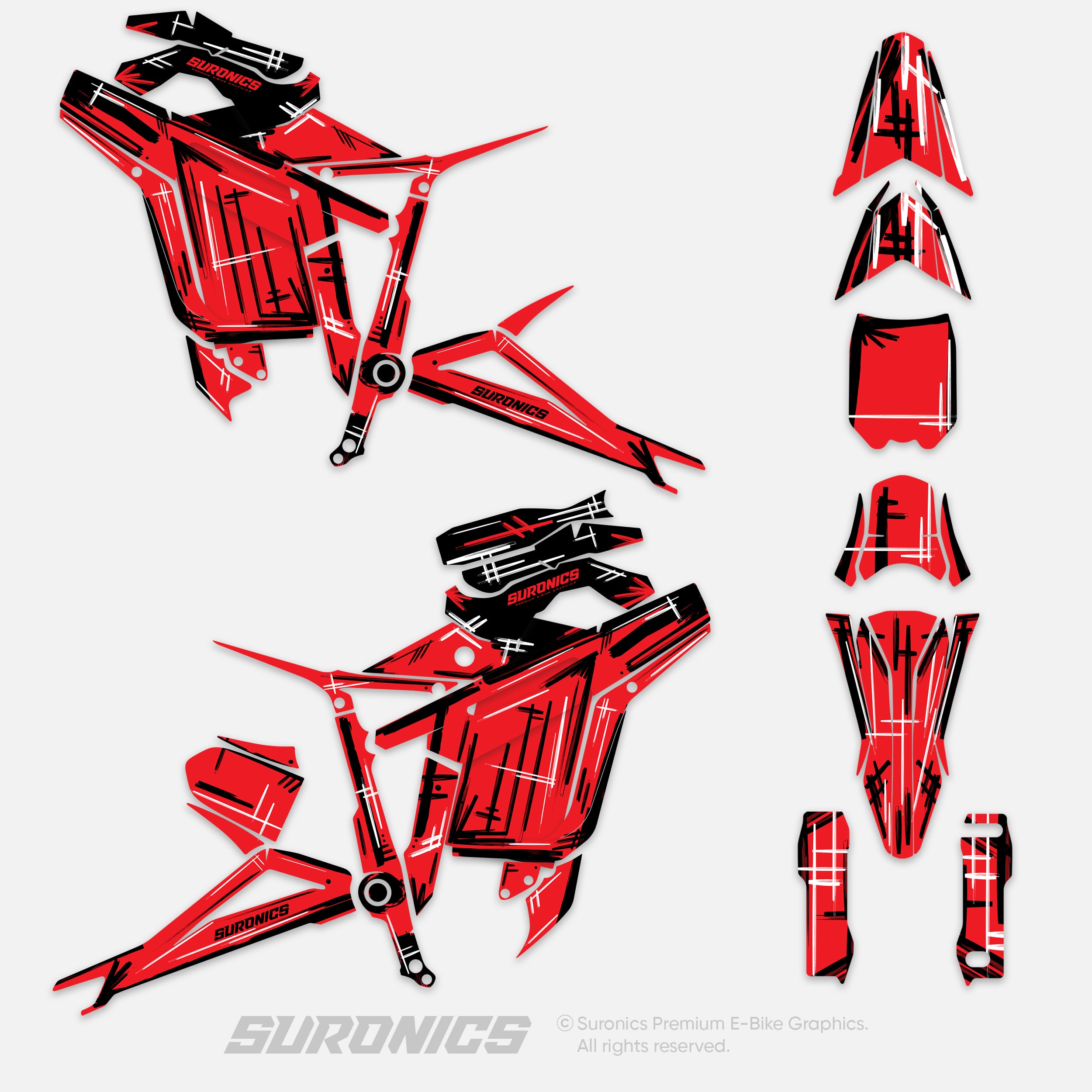 MARKER RED Talaria Sting MX5 PRO Graphics kit