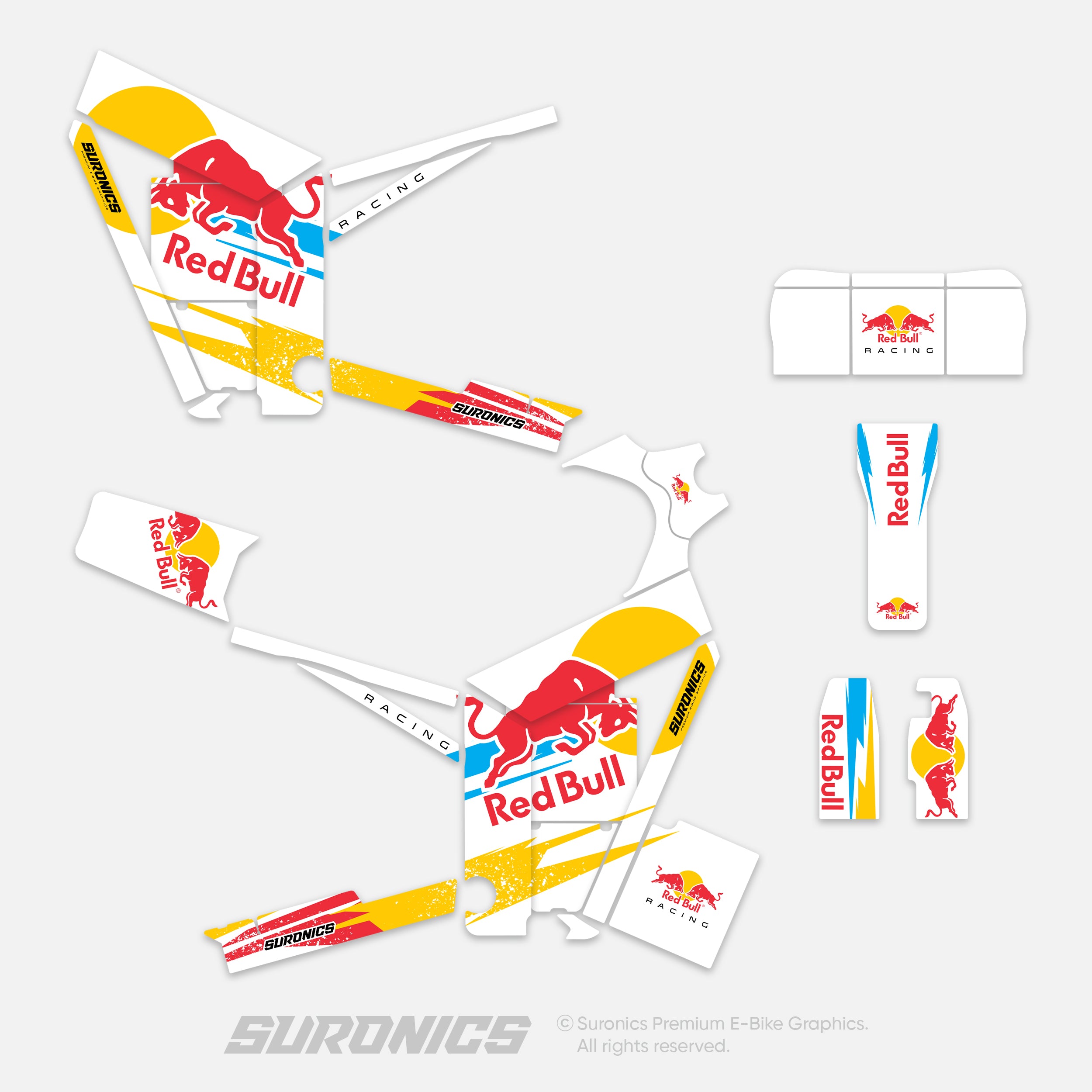 ORIGINAL BULL WHITE Tuttio Soleil 01 Graphics kit