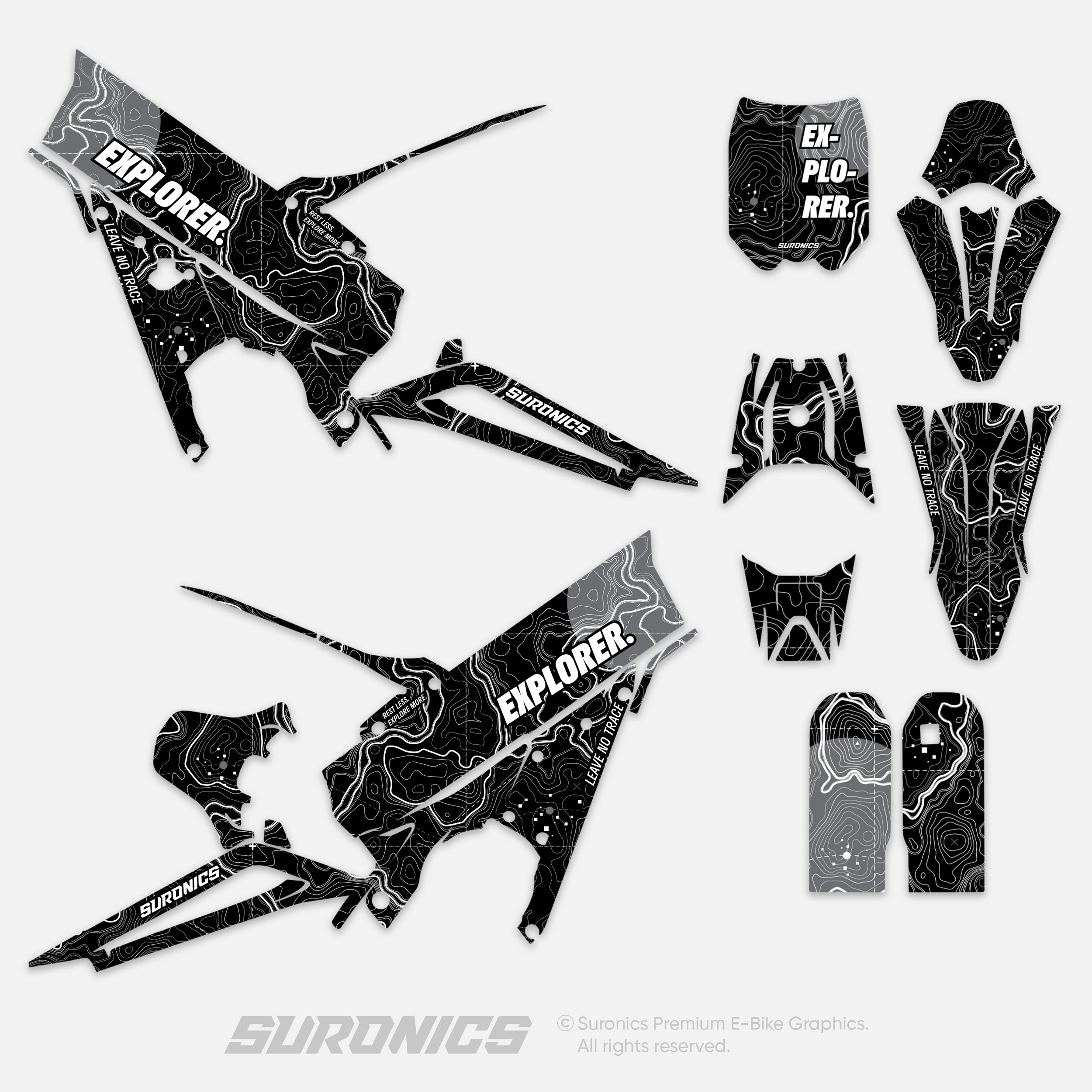 EXPLORER BLACK GREY Talaria XXX Graphics kit