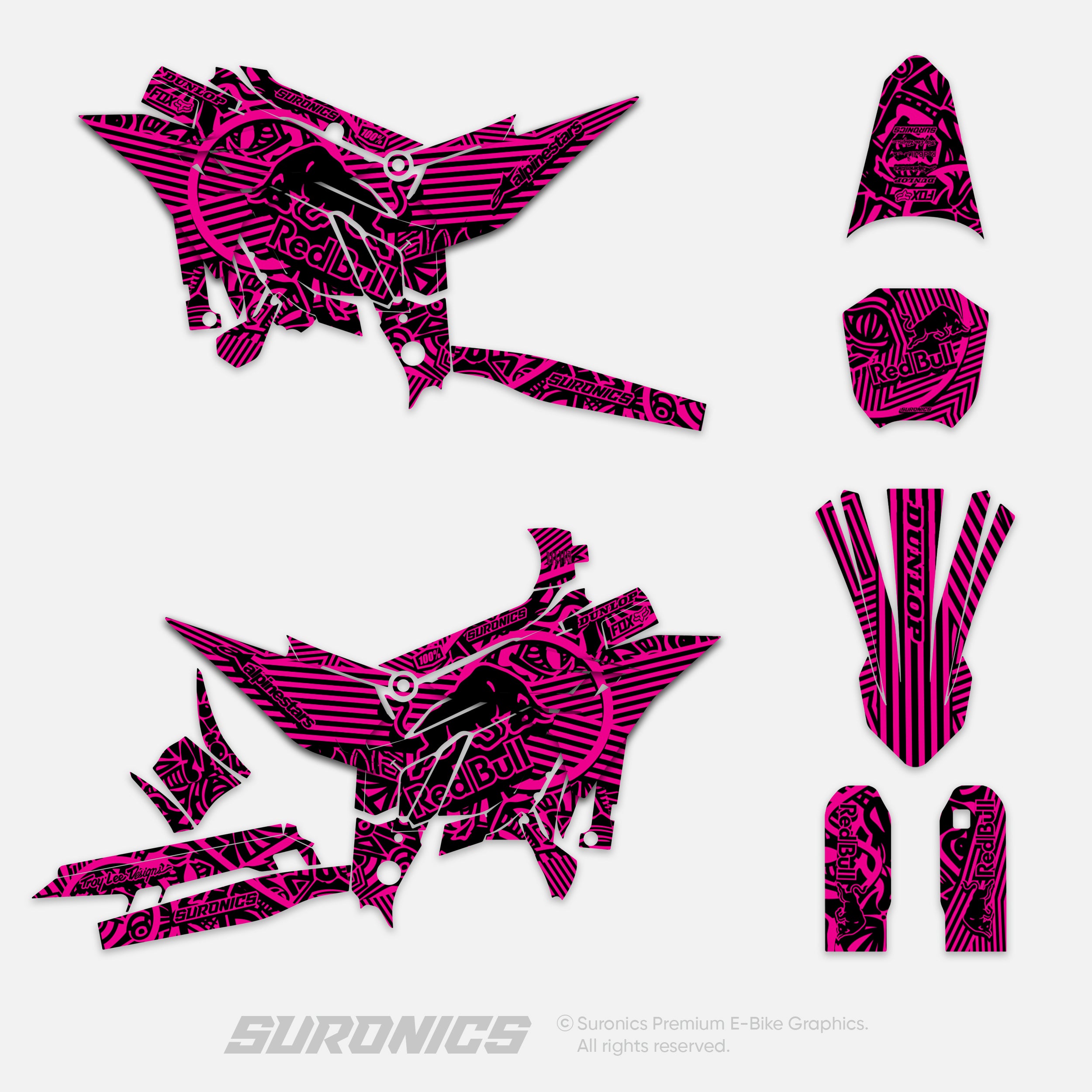 RACE ART BLACK MAGENTA Altis Sigma Graphics kit
