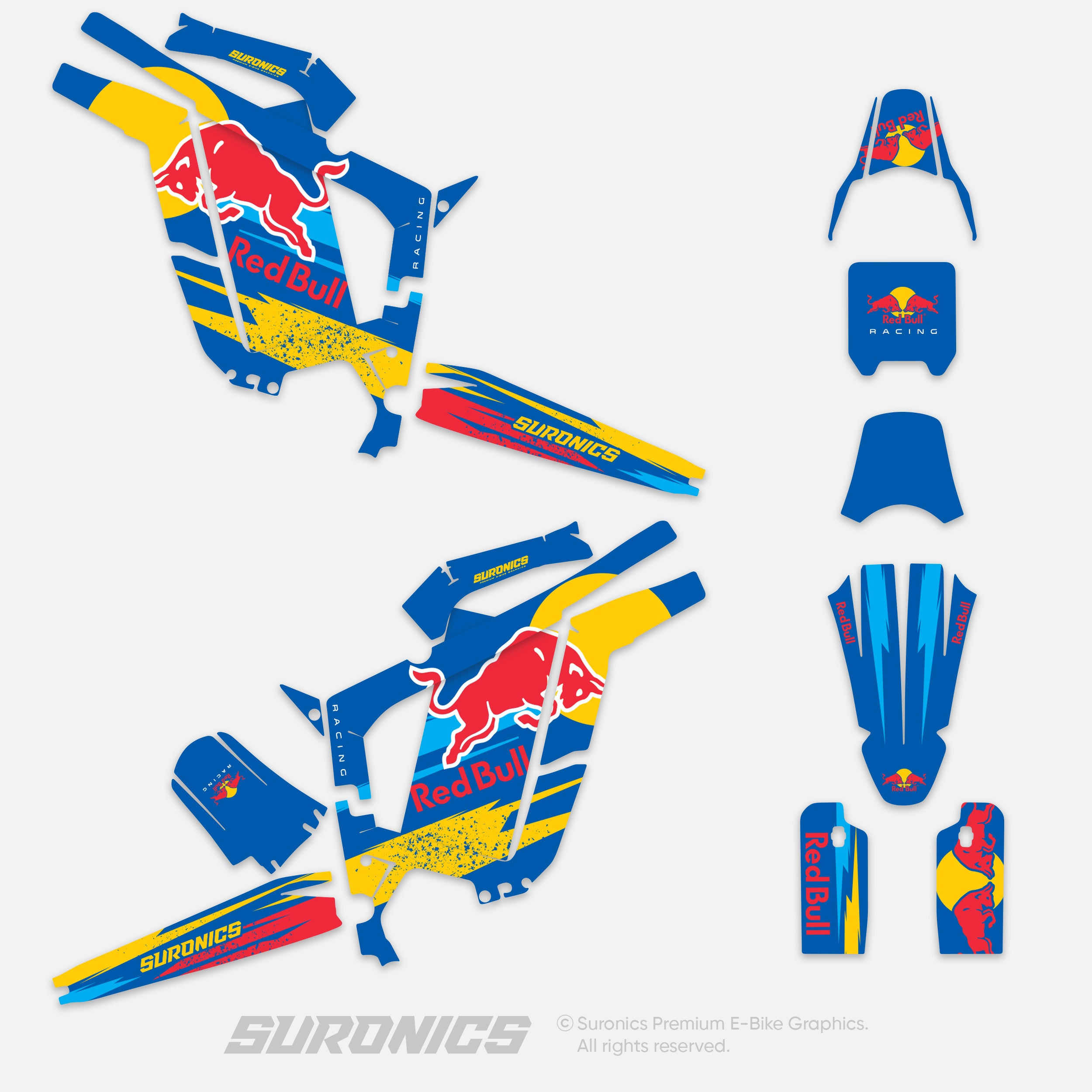 ORIGINAL BULL BLUE Rerode R1 Graphics kit
