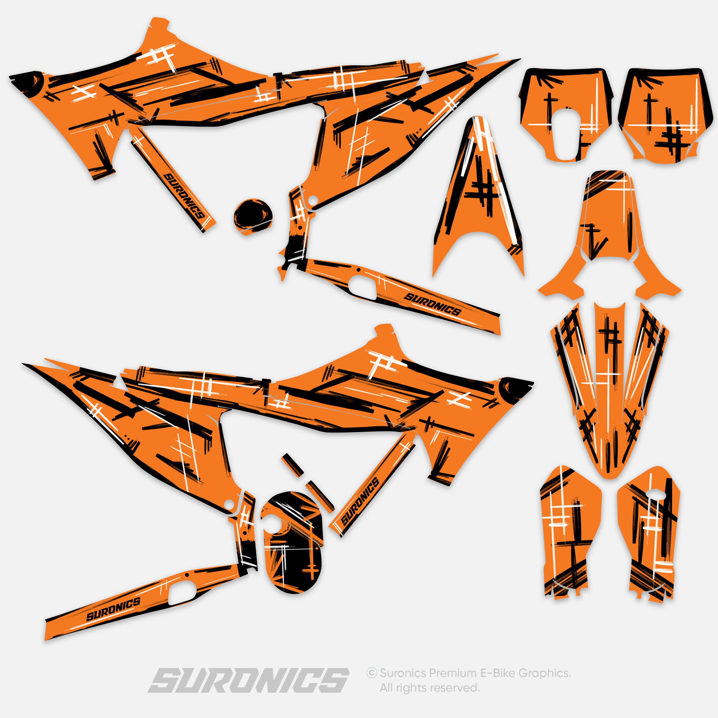 MARKER ORANGE Stark Varg Graphics kit