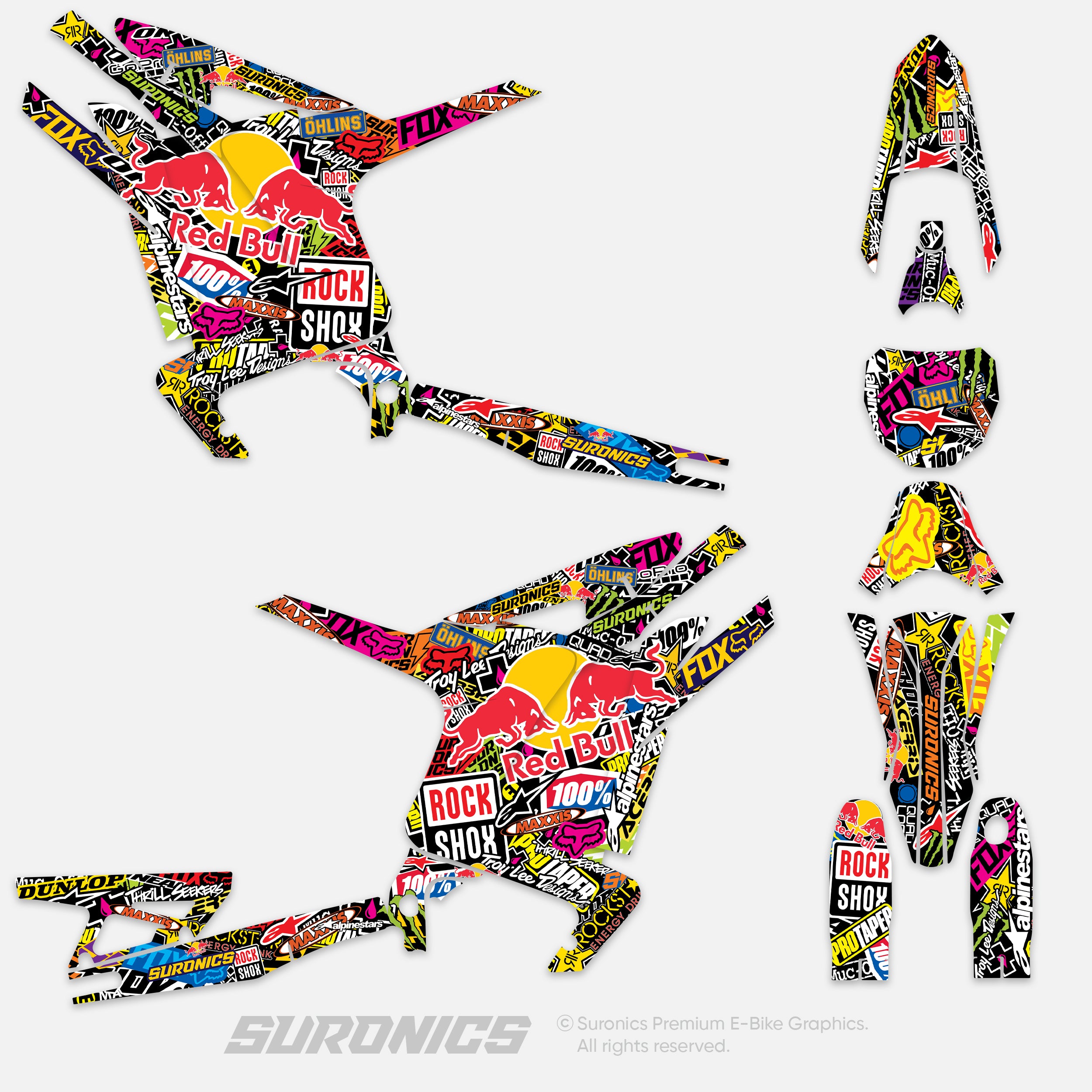 STICKY ORIGINAL Arctic Leopard XE Graphics kit