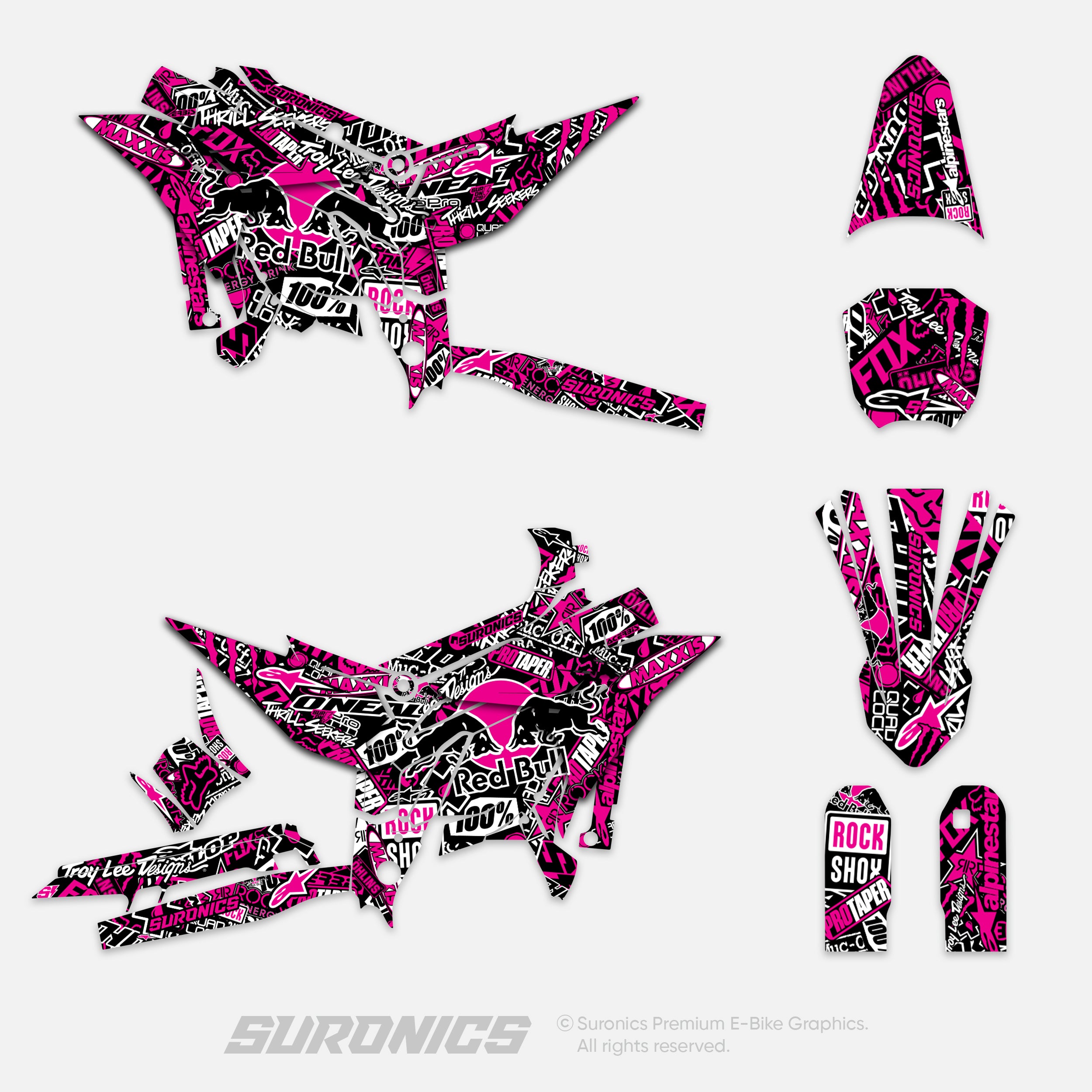 STICKY BLACK MAGENTA Altis Sigma Graphics kit
