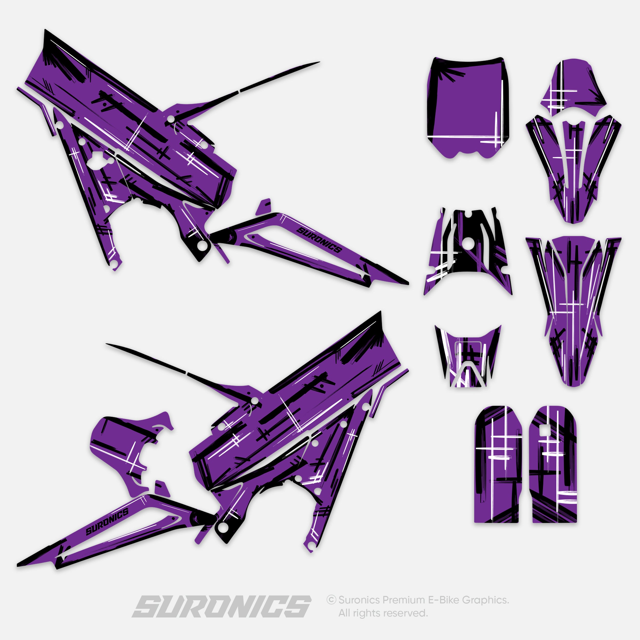 MARKER PURPLE Talaria XXX Graphics kit
