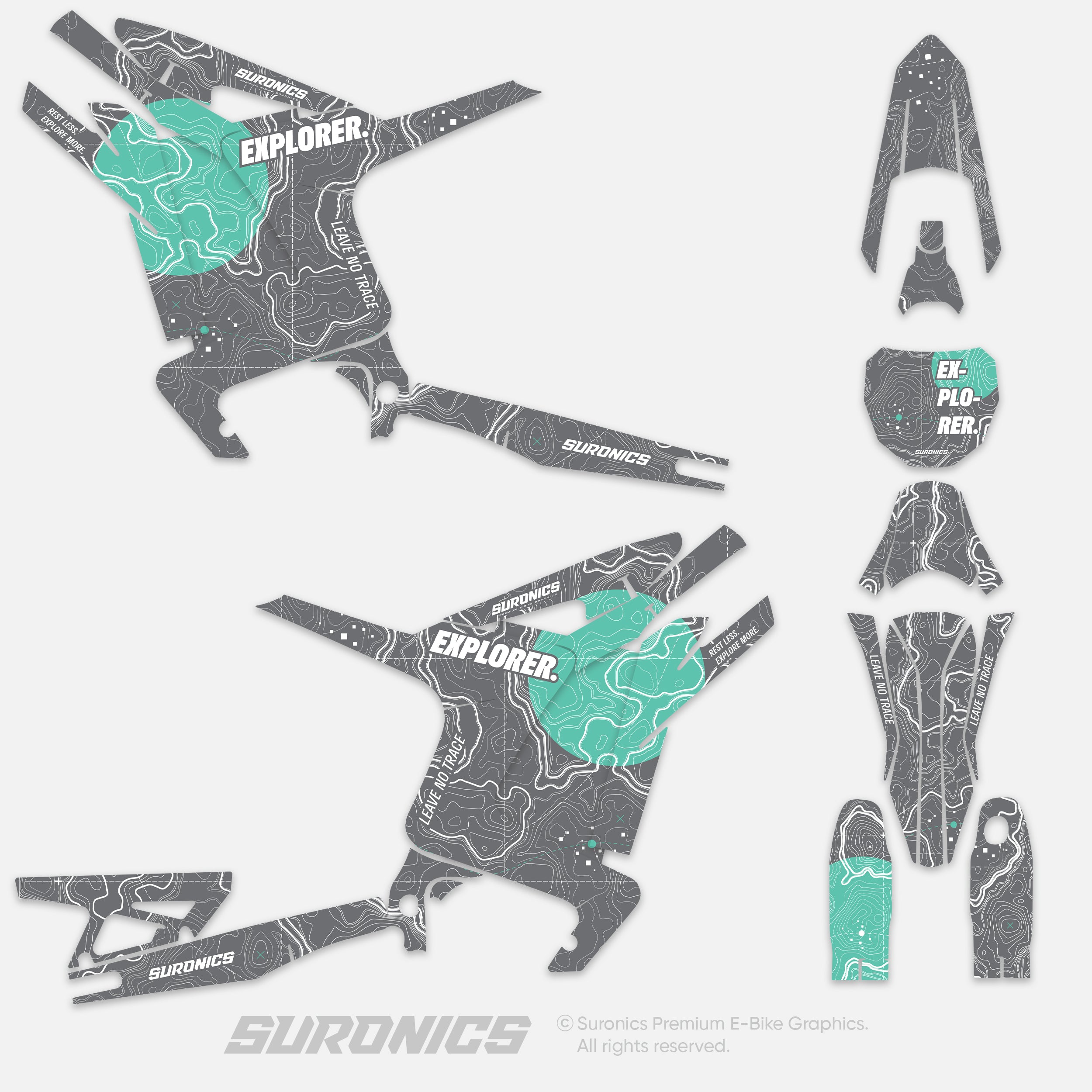 EXPLORER GREY MINT Arctic Leopard XE Graphics kit