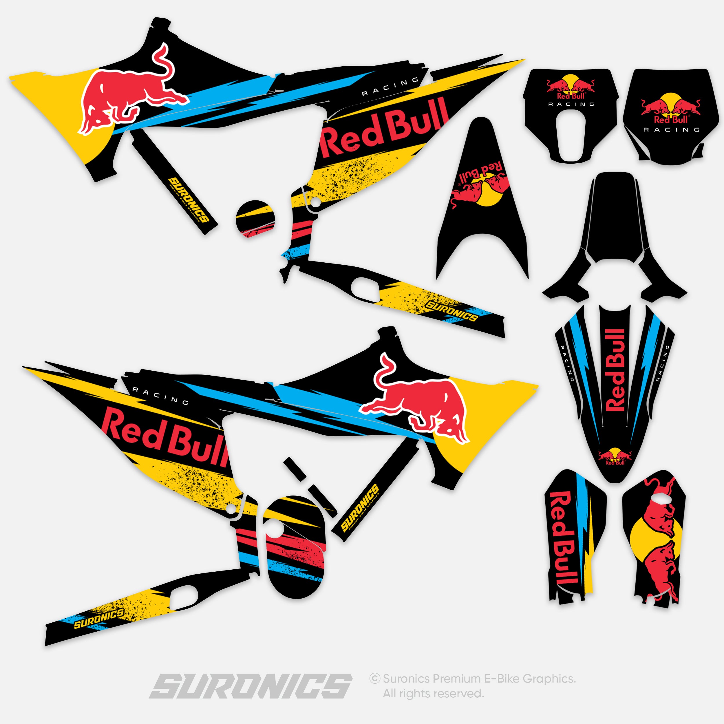 ORIGINAL BULL BLACK Stark Varg Graphics kit