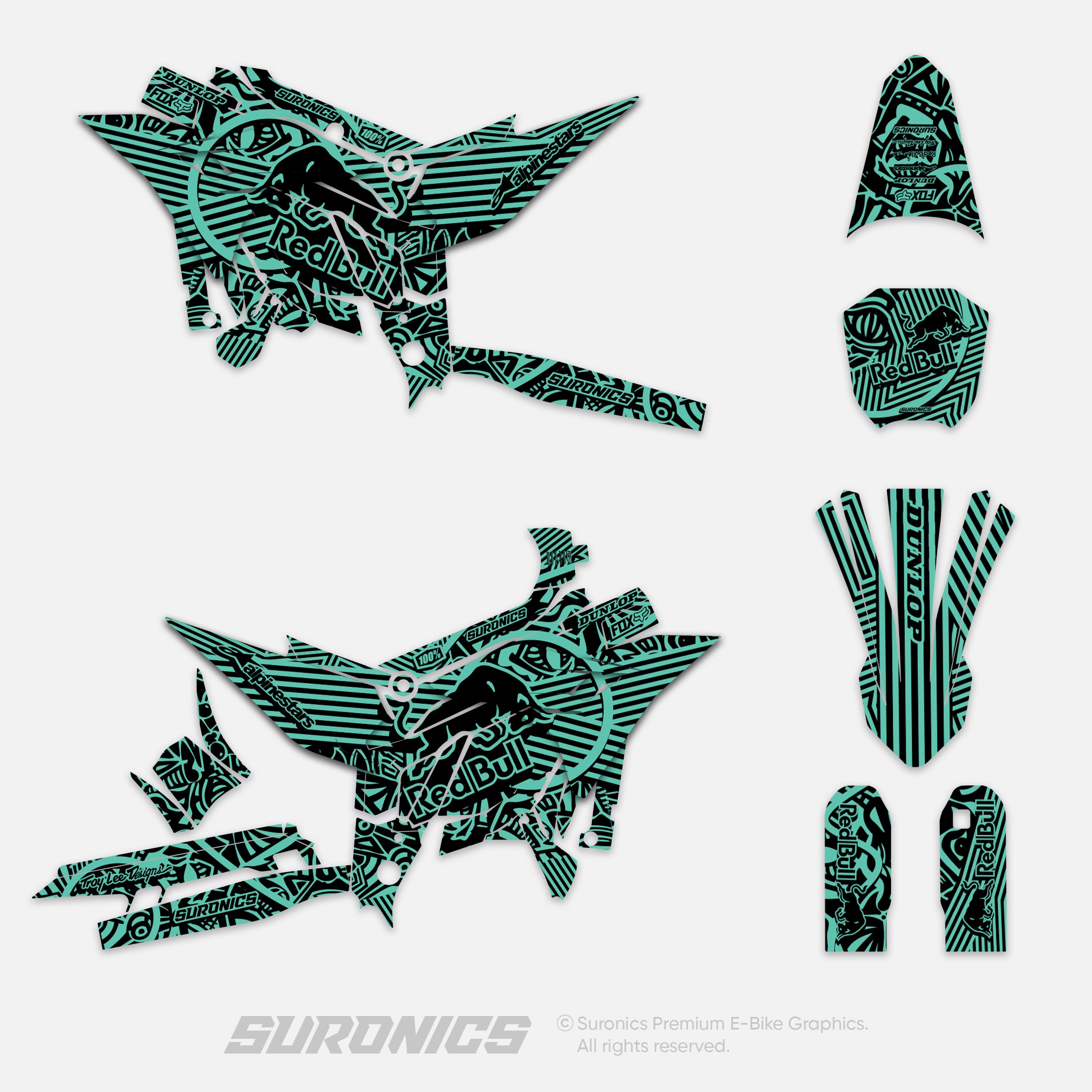 RACE ART BLACK MINT Altis Sigma Graphics kit