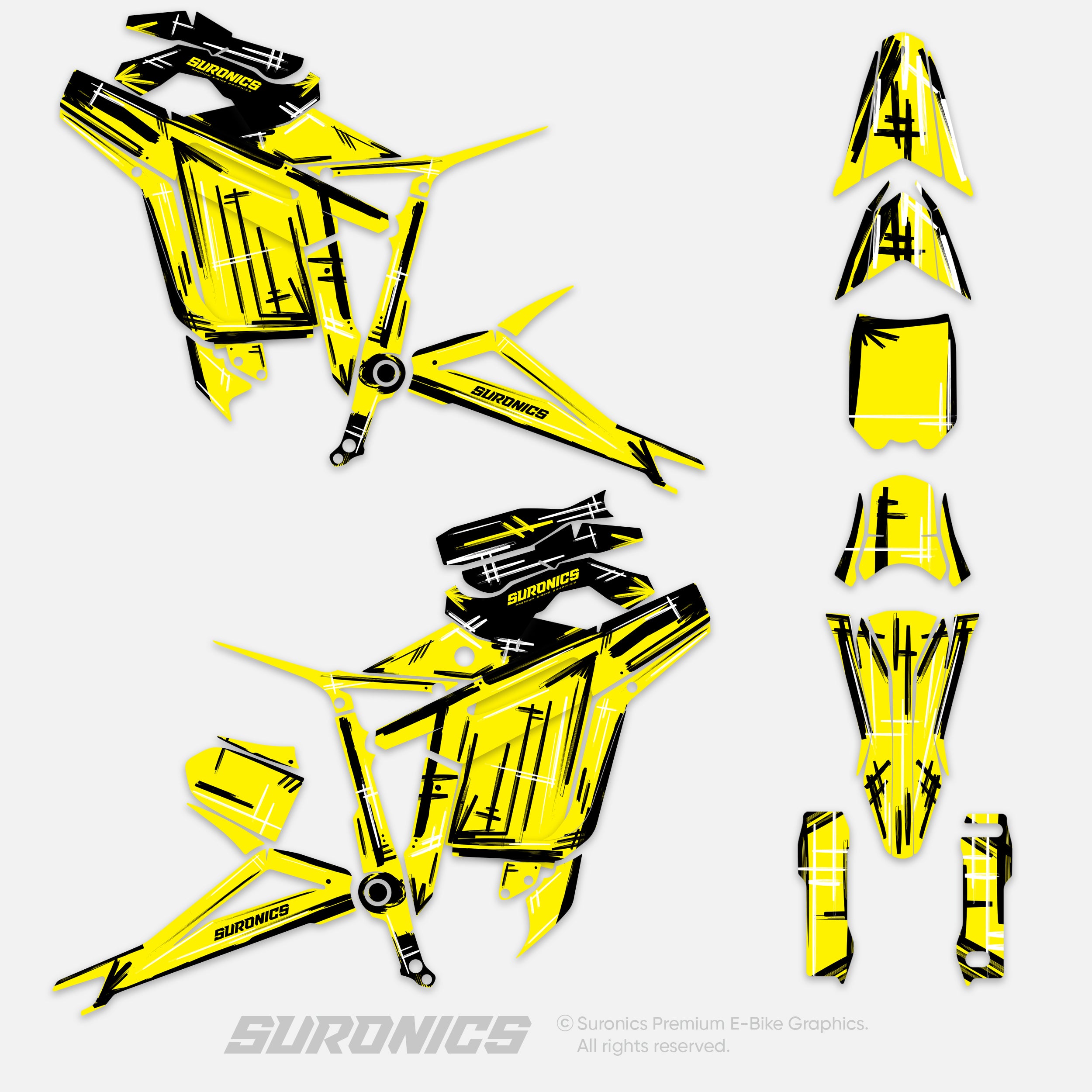 MARKER YELLOW Talaria Sting MX5 PRO Graphics kit