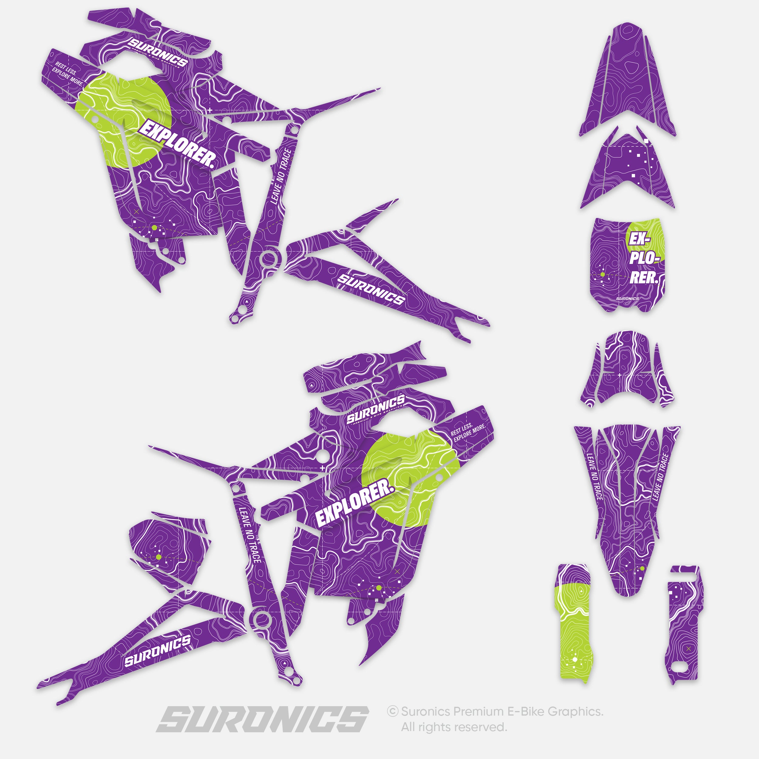 EXPLORER SAND ORANGE Talaria Sting MX5 PRO Graphics kit