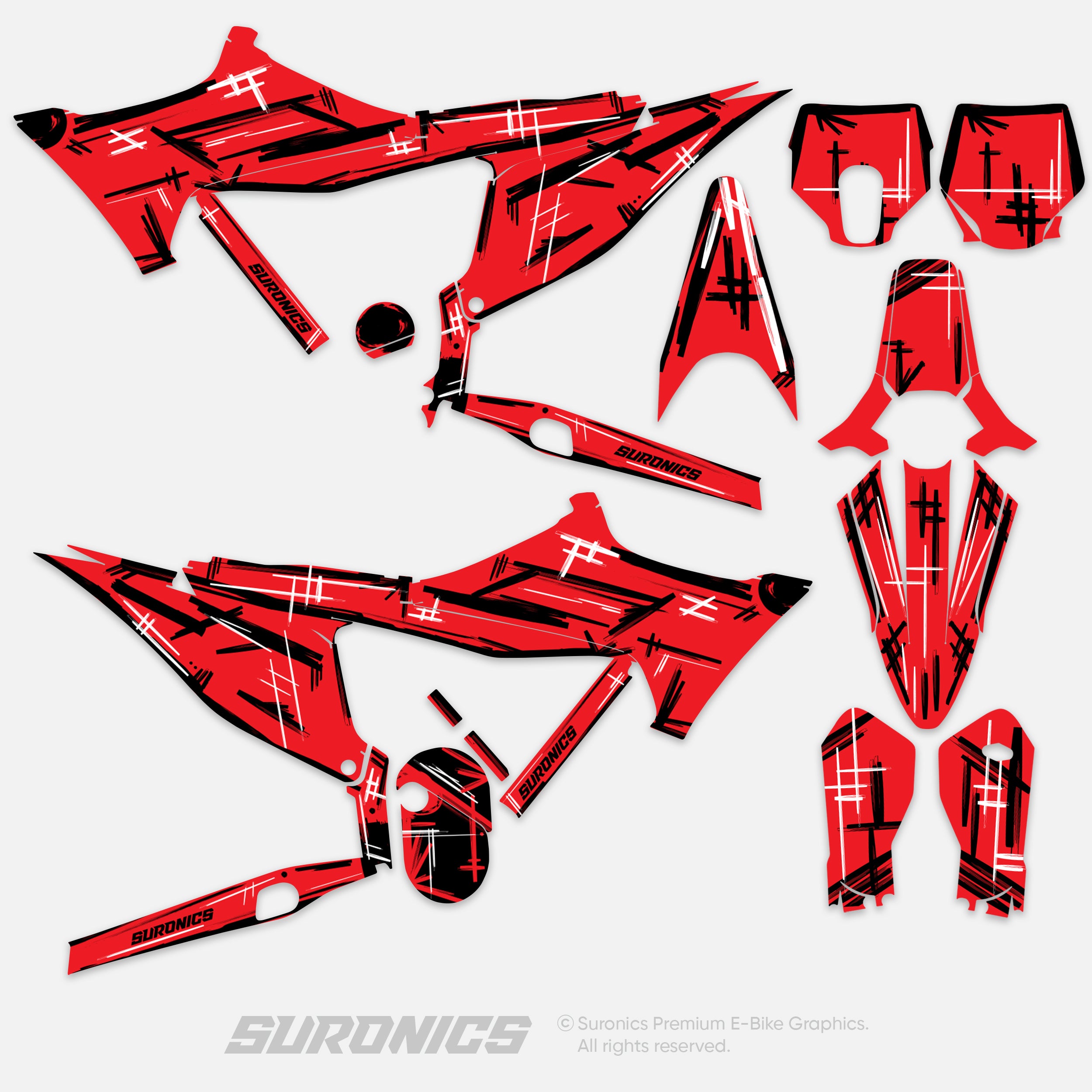 MARKER RED Stark Varg Graphics kit