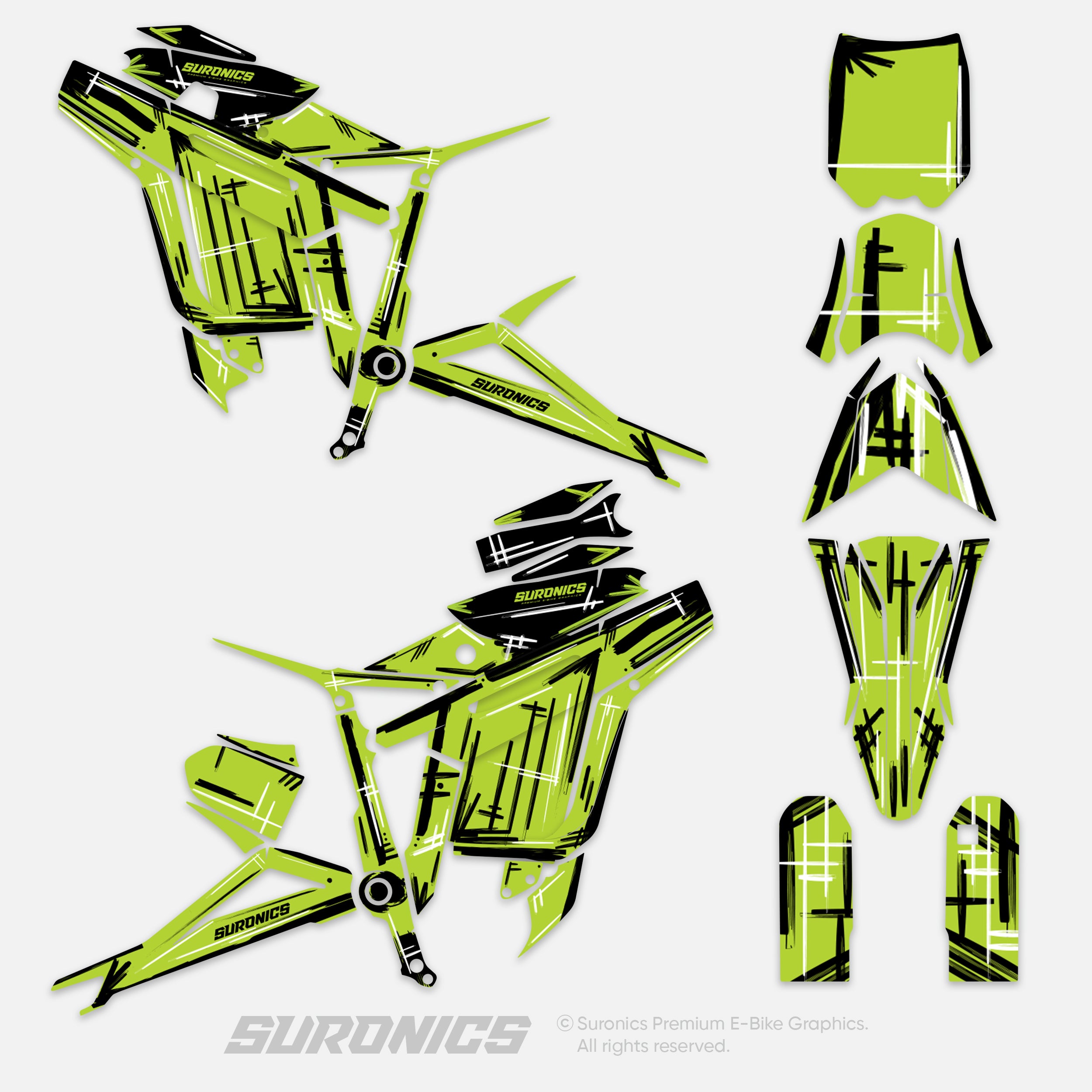 MARKER GREEN Talaria Sting MX3 MX4 Graphics kit