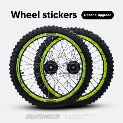 EXPLORER GREEN PURPLE E-Ride Pro SS SR Graphics kit