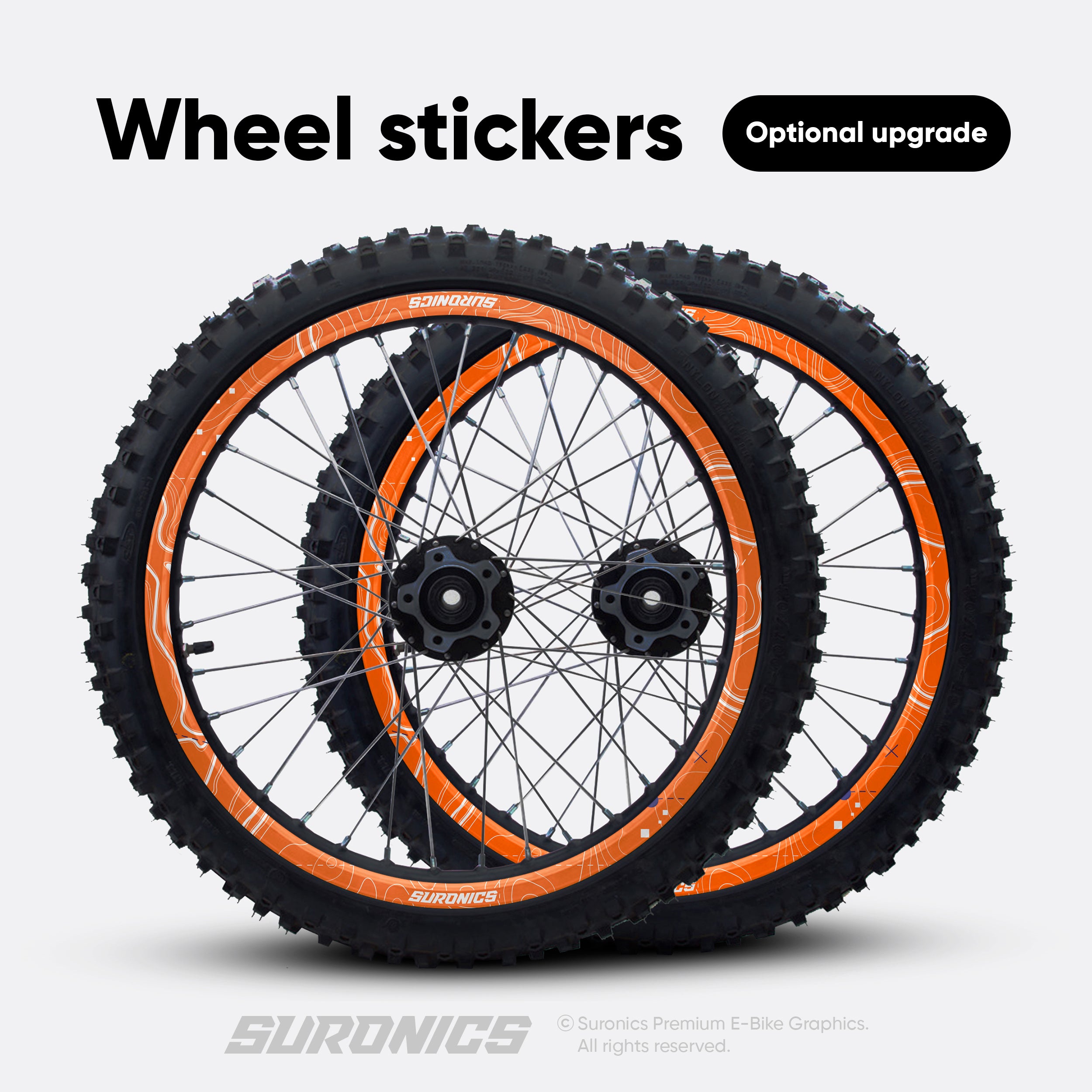 EXPLORER ORANGE NAVY Surron Ultra Bee Graphics kit
