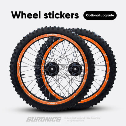 EXPLORER ORANGE NAVY Surron Ultra Bee Graphics kit