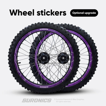 EXPLORER PURPLE GREEN Talaria Sting MX3 MX4 Graphics kit