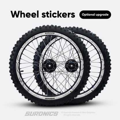 EXPLORER WHITE PURPLE Arctic Leopard XE Graphics kit