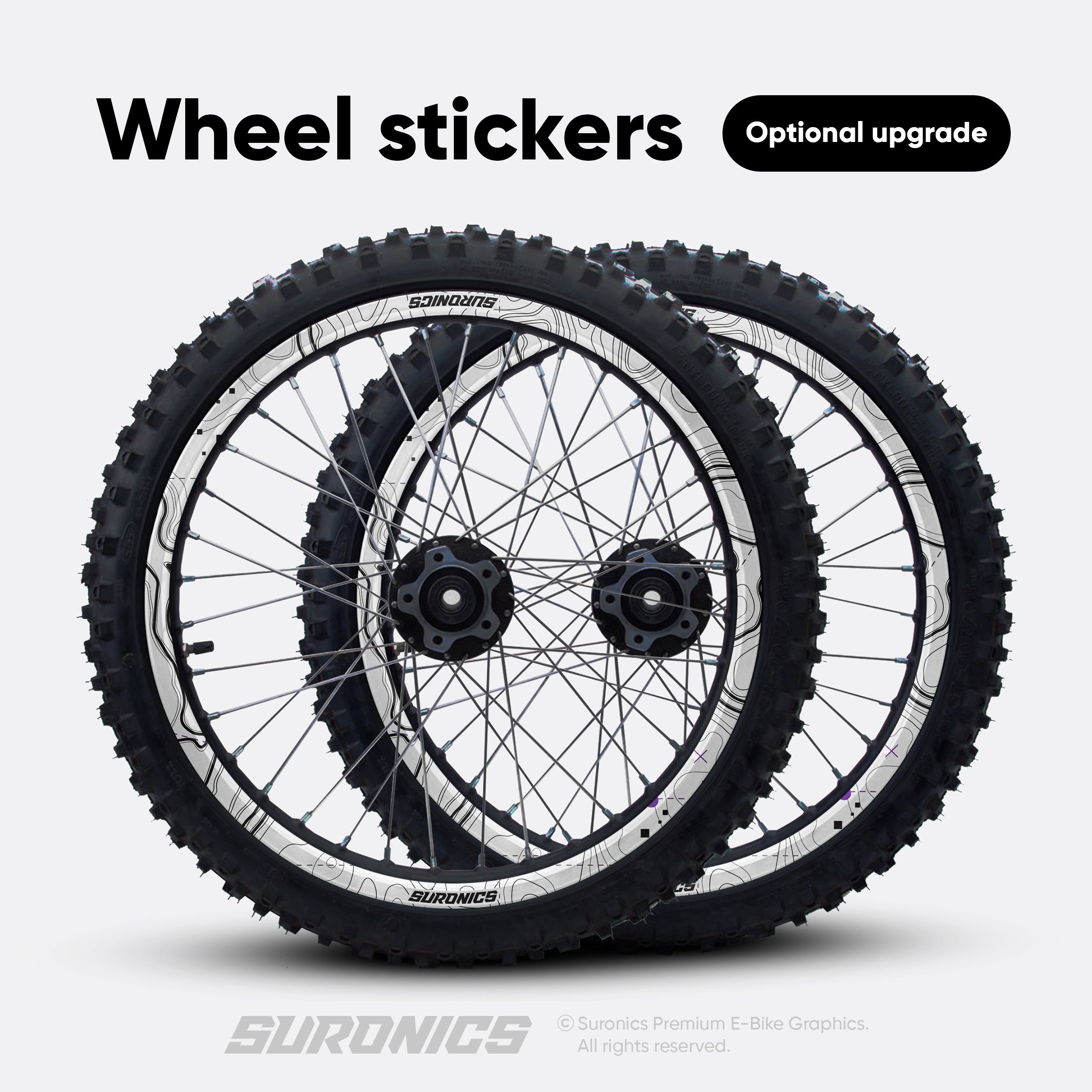 EXPLORER WHITE PURPLE 79Bike Falcon PRO / GT / M Graphics kit