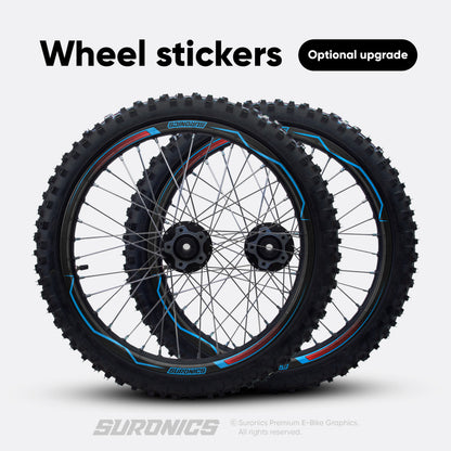 FOX RACER BLACK RED Arctic Leopard XE Graphics kit