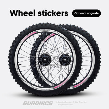 FOX RACER WHITE MAGENTA Arctic Leopard XE Graphics kit