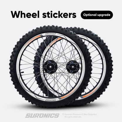 FOX RACER WHITE ORANGE Talaria XXX Graphics kit