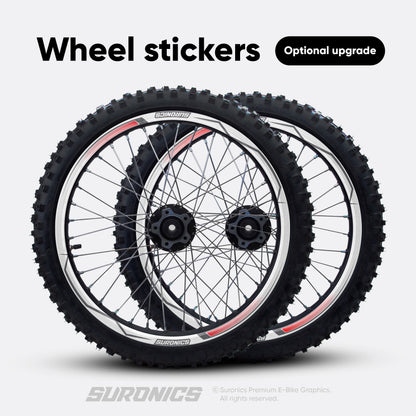 FOX RACER WHITE RED Stark Varg Graphics kit