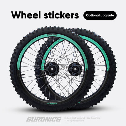 HALF MINT BLACK Surron Ultra Bee Graphics kit
