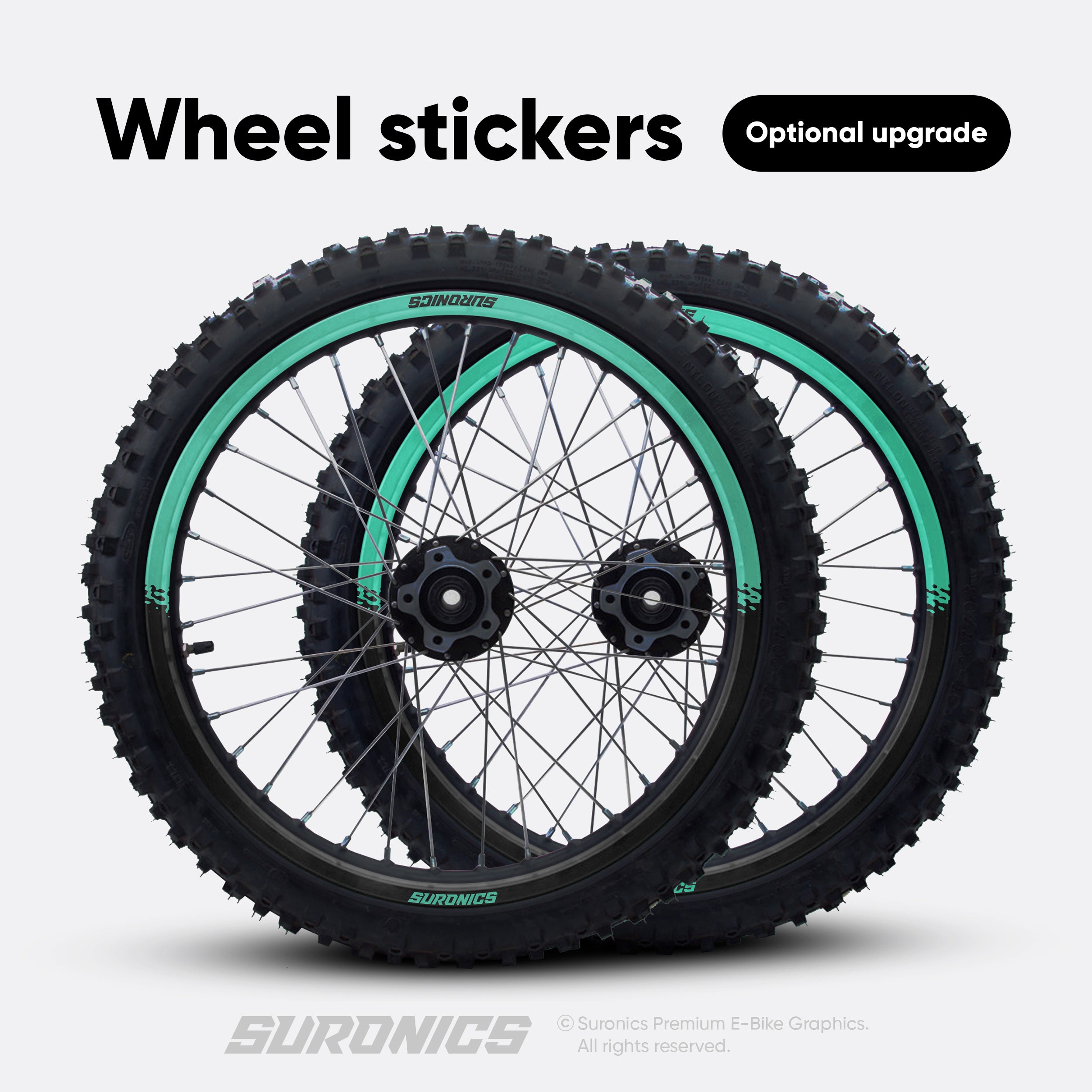 HALF BLACK MINT 79Bike Falcon PRO / GT / M Graphics kit