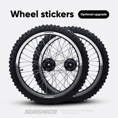 HALF GREY WHITE Talaria Sting MX5 PRO Graphics kit