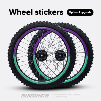 HALF MINT PURPLE Surron Ultra Bee Graphics kit