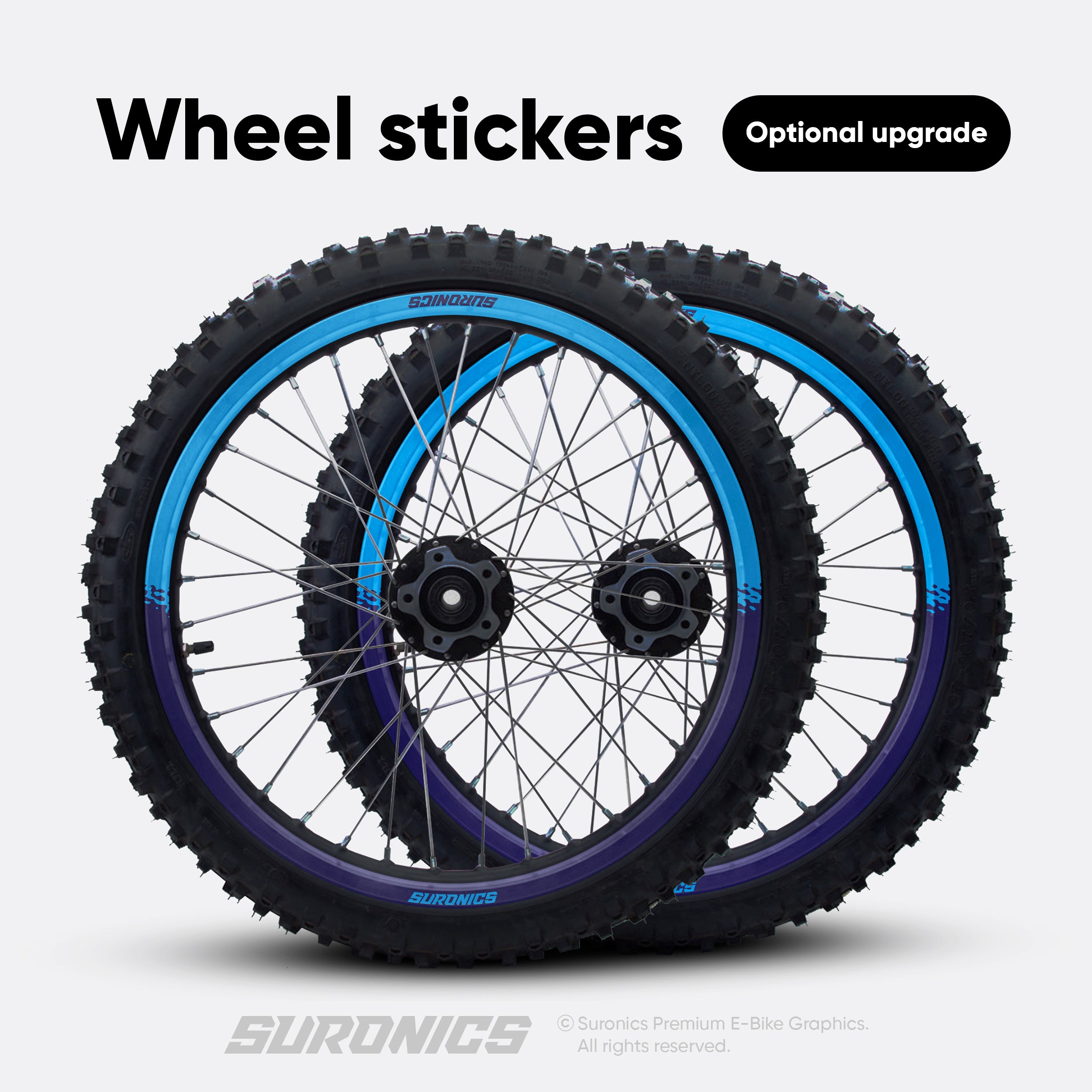 HALF NAVY CYAN E-Ride Pro SS SR Graphics kit