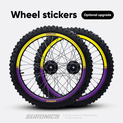 HALF PURPLE YELLOW Talaria Sting MX3 MX4 Graphics kit