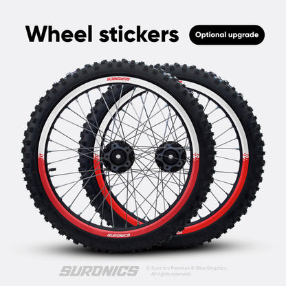 HALF RED WHITE Stark Varg Graphics kit