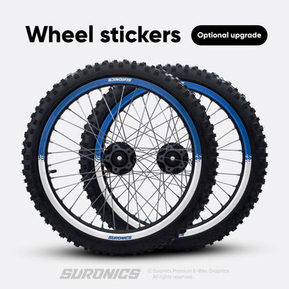 HALF WHITE BLUE Stark Varg Graphics kit