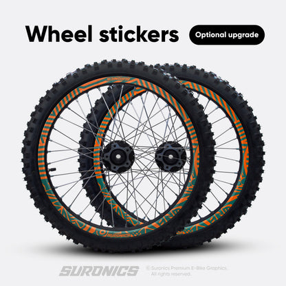 RACE ART AVENTUR ORANGE Talaria Sting MX3 MX4 Graphics kit