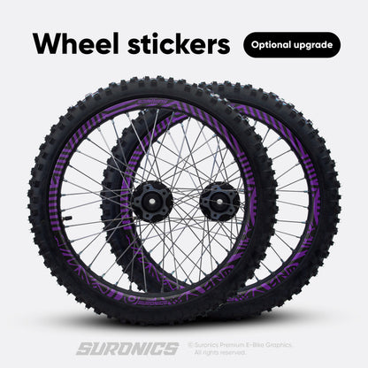 RACE ART BLACK PURPLE Rerode R1 Graphics kit