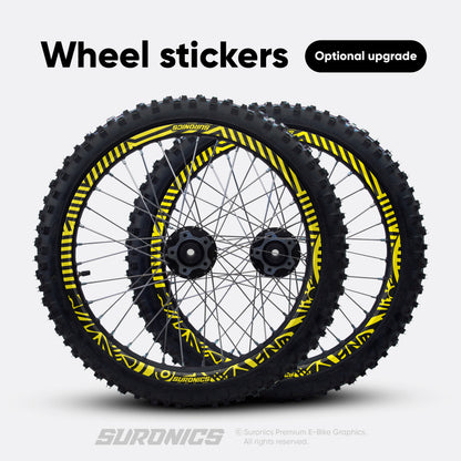 RACE ART BLACK YELLOW Rerode R1 Graphics kit