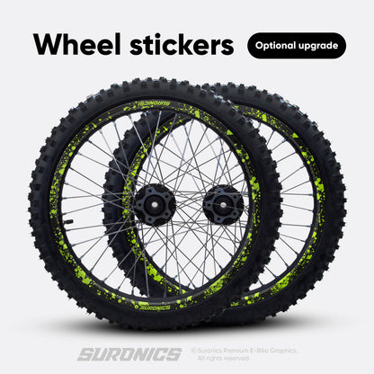 SPLATTER BLACK GREEN Rerode R1 Graphics kit