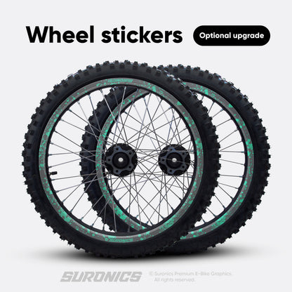 SPLATTER GREY MINT Stark Varg Graphics kit