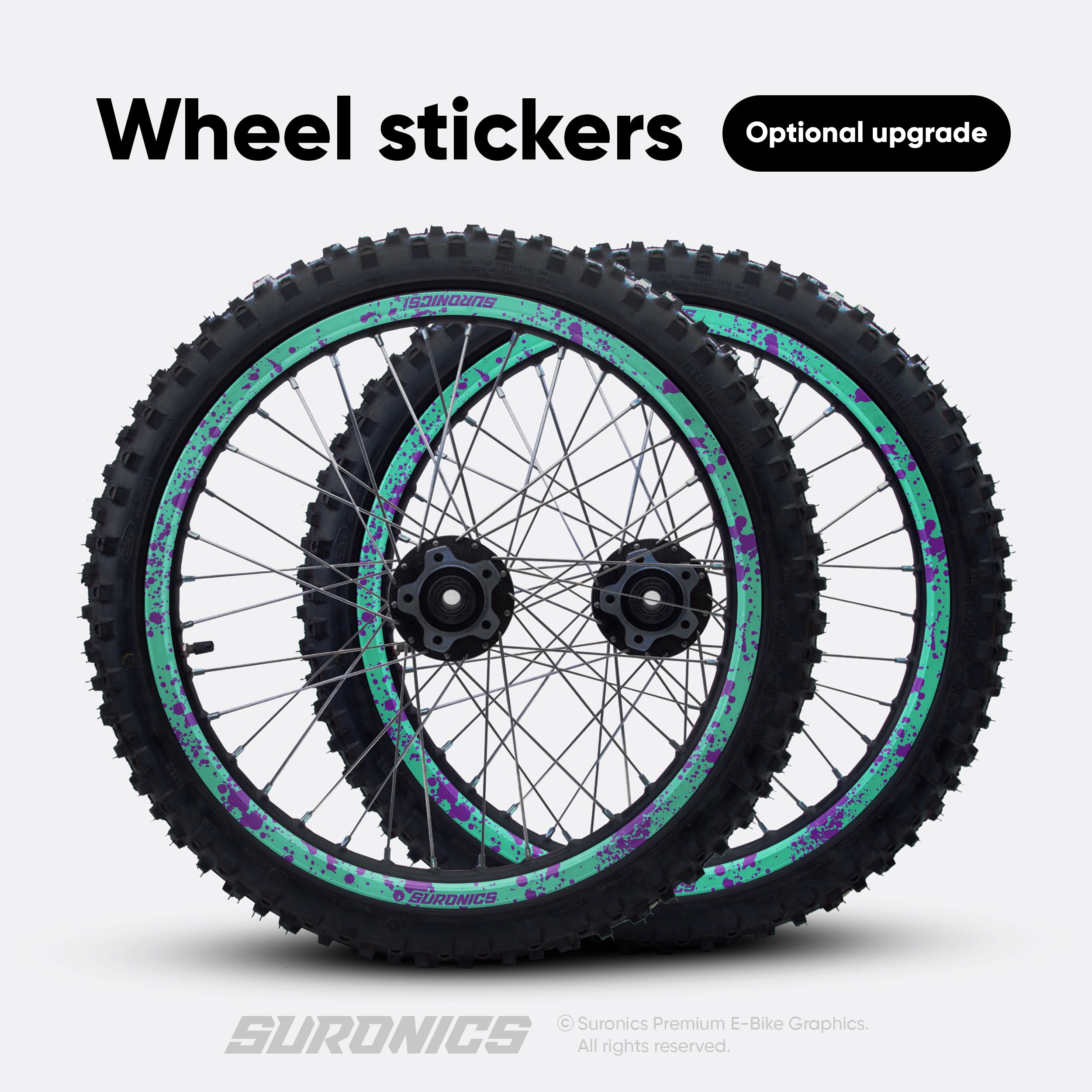 SPLATTER MINT PURPLE Rerode R1 Graphics kit