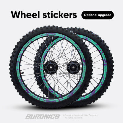 SPLATTER MINT PURPLE Rerode R1 Graphics kit